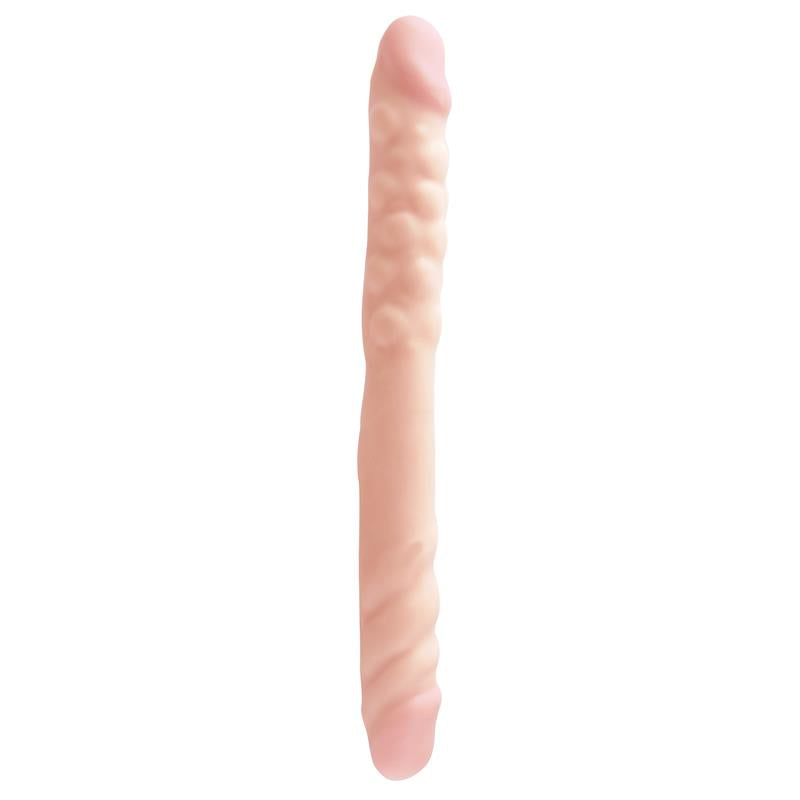 BASIX RUBBER WORKS - DOUBLE DILDO 40,6 CM FLESH