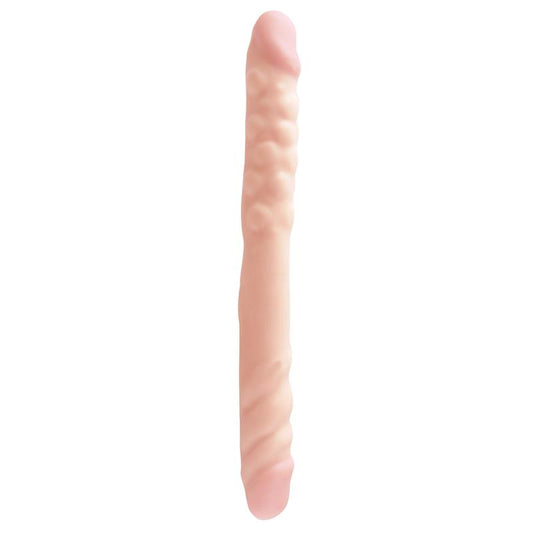 BASIX RUBBER WORKS - DOUBLE DILDO 40,6 CM FLESH