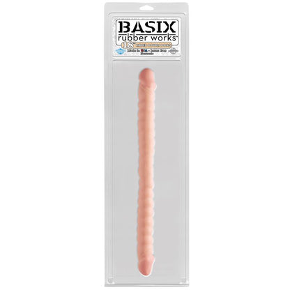 BASIX RUBBER WORKS - DOUBLE DILDO 45,7 CM FLESH