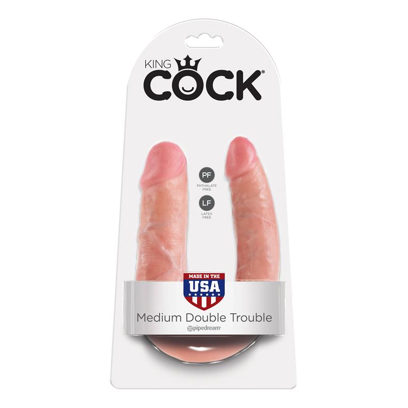 KING COCK - DOUBLE DILDO 5,5