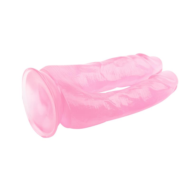 CHISA - DOUBLE DILDO 6.3 - 18CM PINK