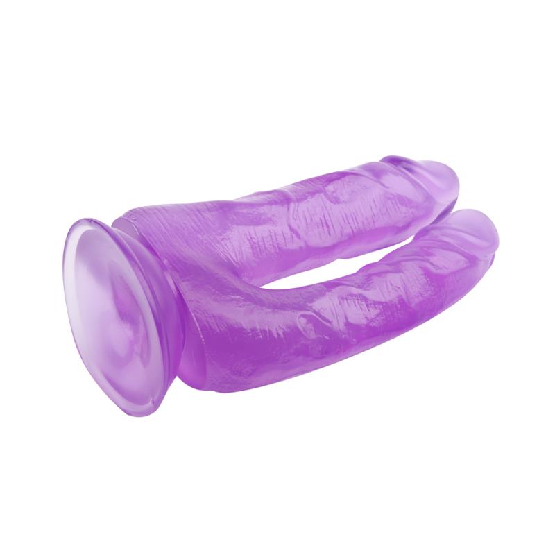 CHISA - DOUBLE DILDO 6.3 - 18CM PURPLE