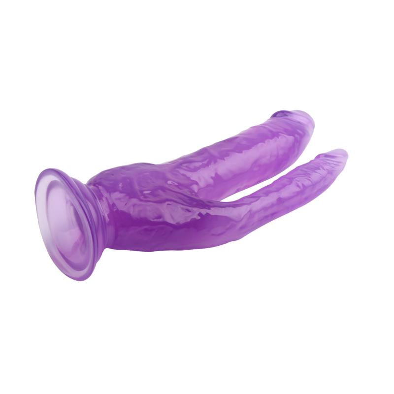 CHISA - DOUBLE DILDO 8 - 20CM CLEAR
