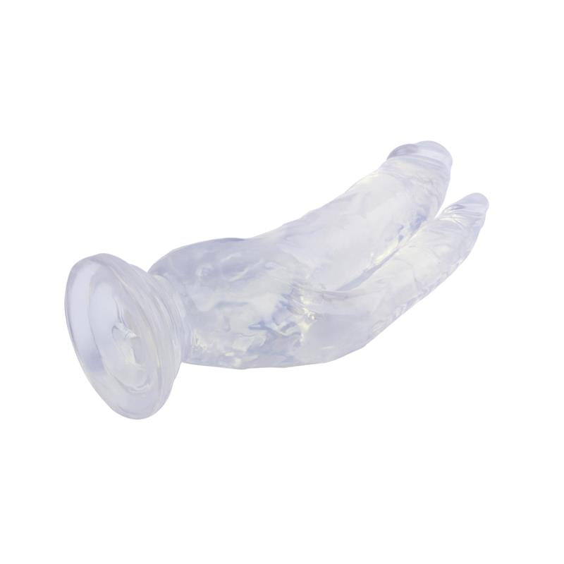 CHISA - DOUBLE DILDO 8 - 20CM CLEAR