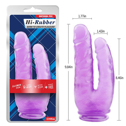 CHISA - DOUBLE DILDO 9.4 - 25CM PURPLE