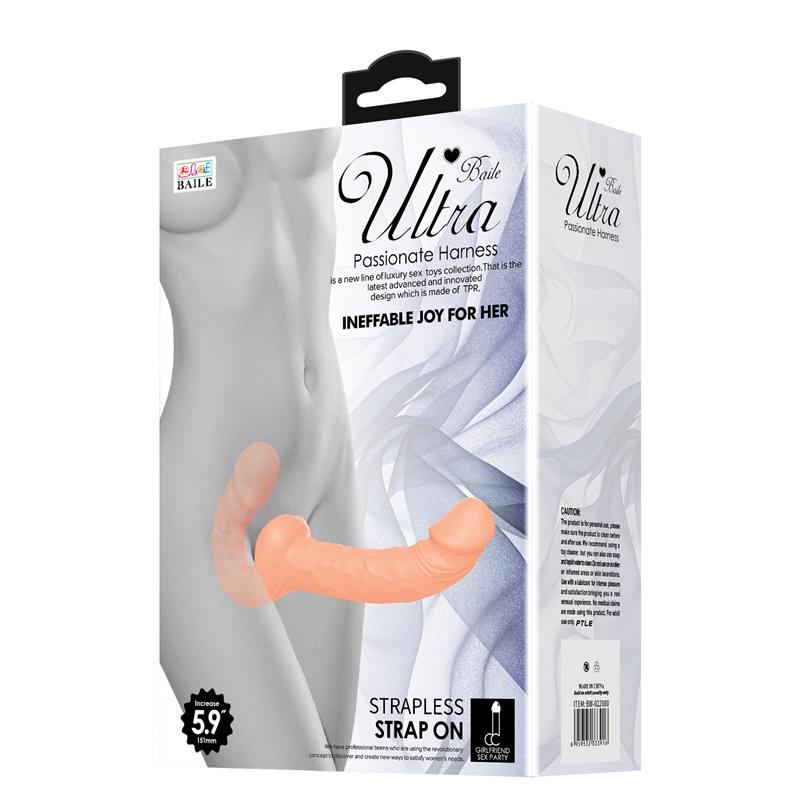 BAILE - ULTRA PASSIONATE DILDO WITH HARNESS WITHOUT SUPPORT