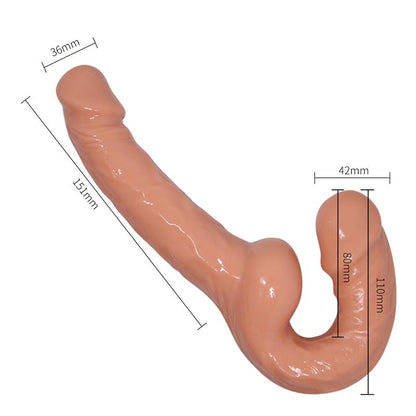 BAILE - ULTRA PASSIONATE DILDO WITH HARNESS WITHOUT SUPPORT