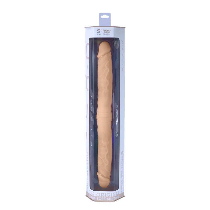 SILEXD - DOUBLE DILDO DUAL DENSITY DOUBLE DONG S FLESH