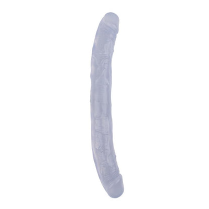 CHISA - DOUBLE DILDO HI-RUBBER 12.8 CLEAR