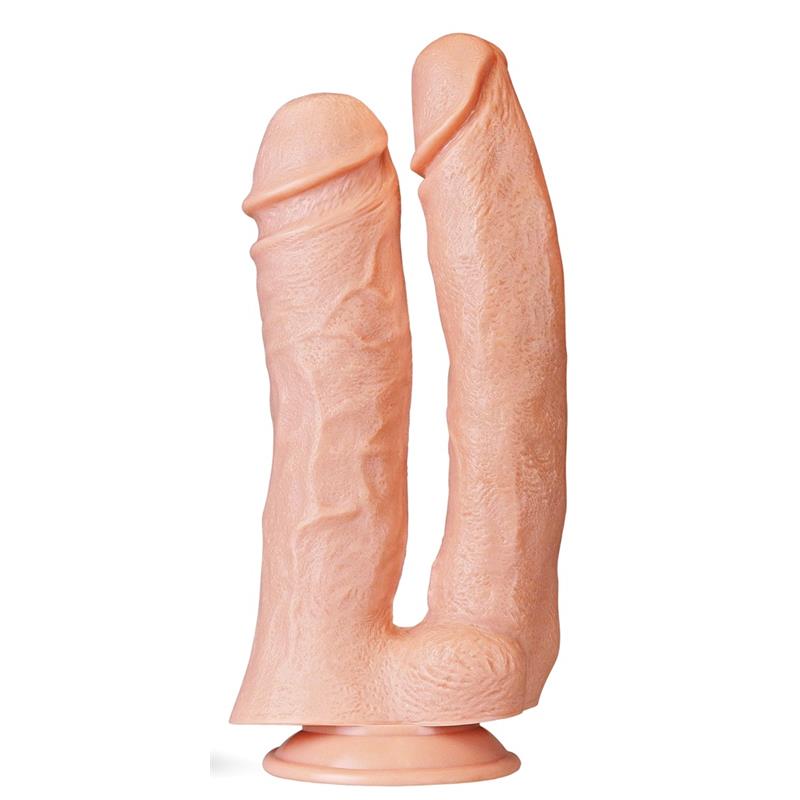 LOVETOY - DOUBLE DILDO KING 12 FLESH