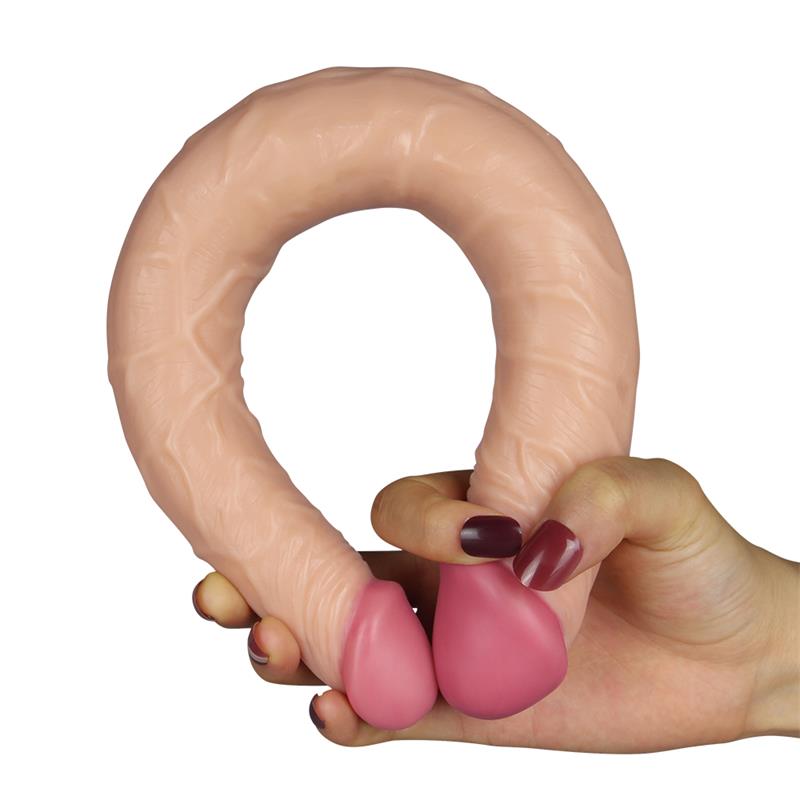 LOVETOY - DOUBLE DILDO LADYKILLER 14 FLESH