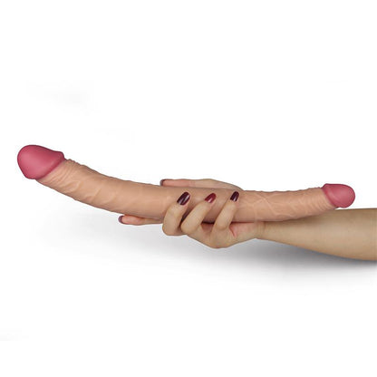 LOVETOY - DOUBLE DILDO LADYKILLER 14 FLESH