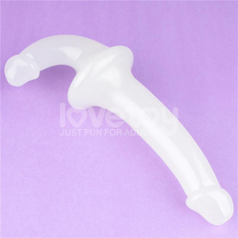 LOVETOY - DOUBLE DILDO LUMINO PLAY BLUE LIGHT 10.5