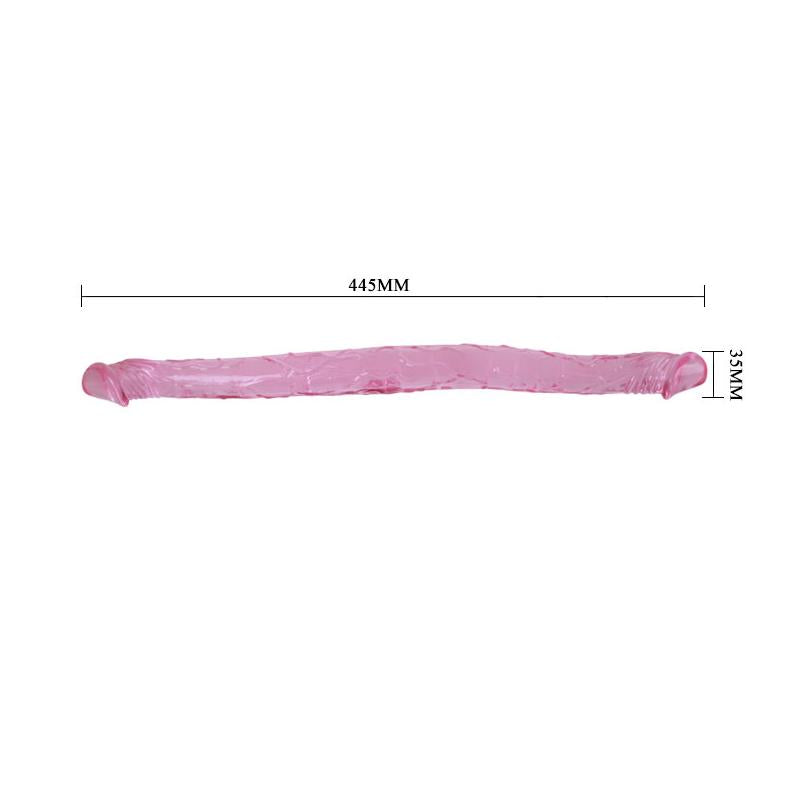 BAILE - DOUBLE DILDO PINK 44 CM