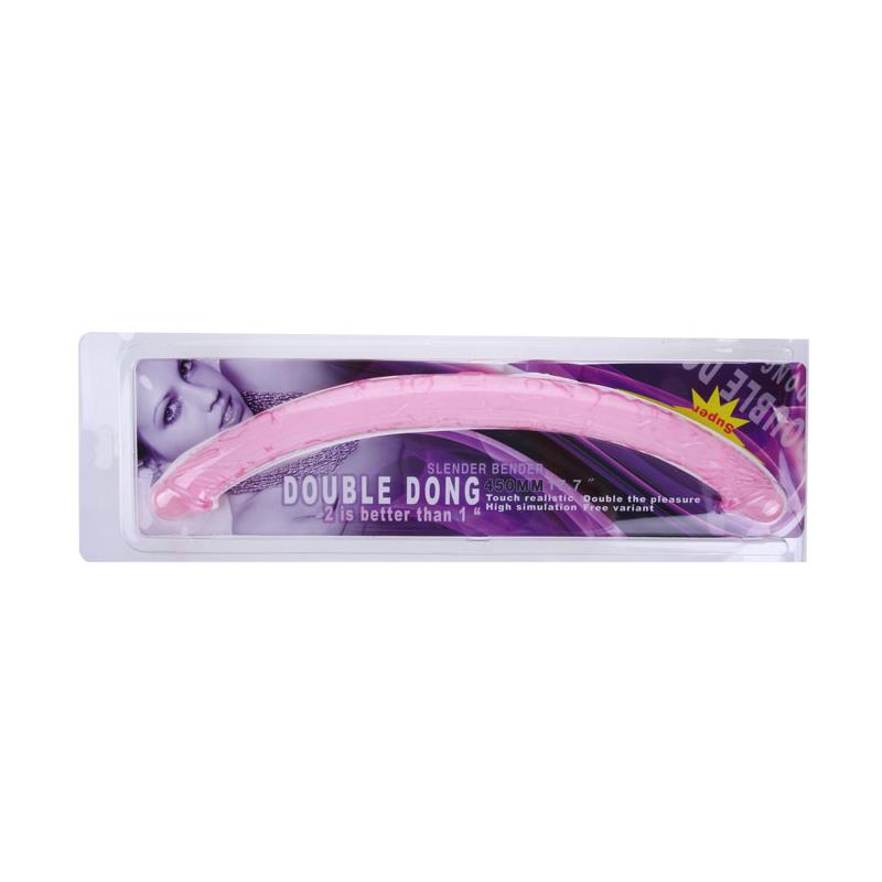 BAILE - DOUBLE DILDO PINK 44 CM