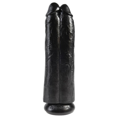 KING COCK - DOUBLE DILDO TWO COCKS ONE HOLE BLACK 11