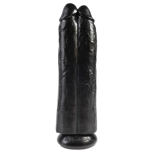 KING COCK - DOUBLE DILDO TWO COCKS ONE HOLE BLACK 11