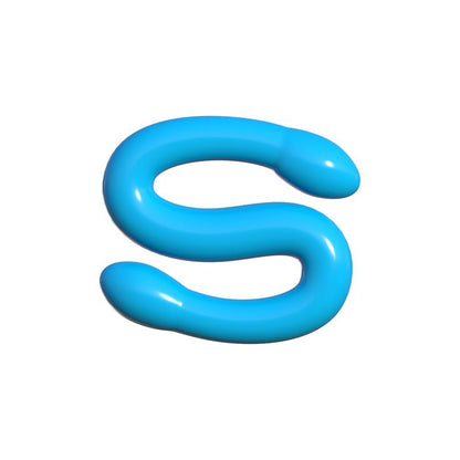 CLASSIX - DOUBLE DILDO WHAMMY BLUE
