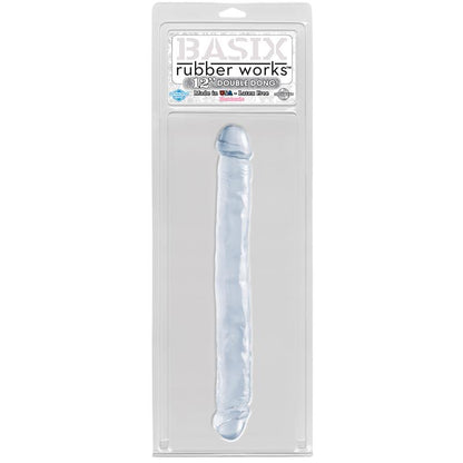 BASIX RUBBER WORKS - DOUBLE DONG 30.50 CM CLEAR