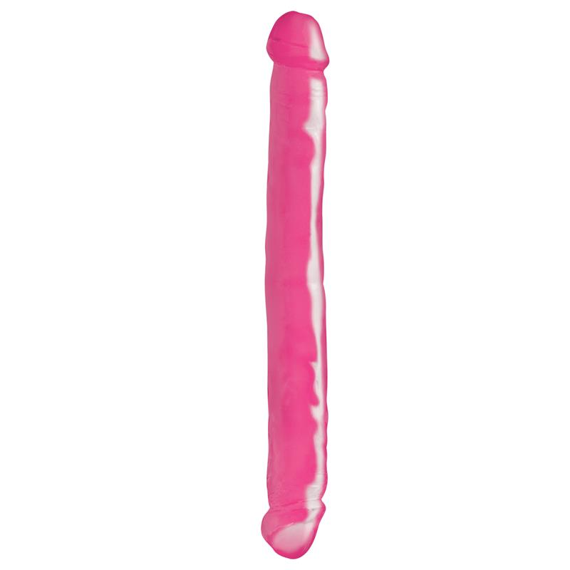 BASIX RUBBER WORKS - DOUBLE DONG 30.50 CM COLOUR PINK