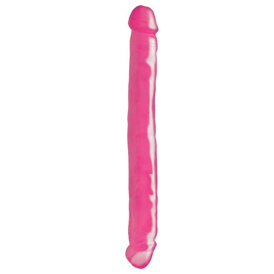 BASIX RUBBER WORKS - DOUBLE DONG 30.50 CM COLOUR PINK