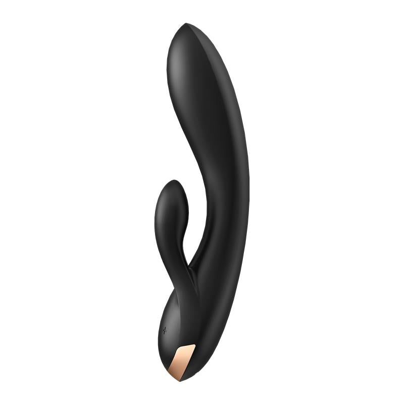 SATISFYER - DOUBLE FLEX G-SPOT VIBE 3 MOTORS SATISFYER APP CONNECT BLACK