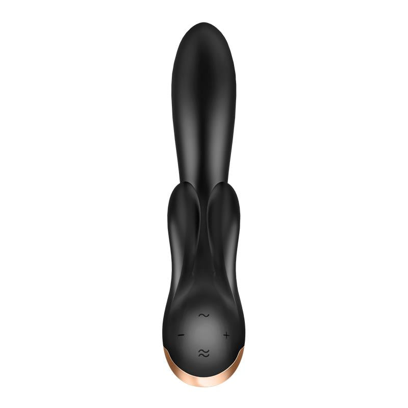 SATISFYER - DOUBLE FLEX G-SPOT VIBE 3 MOTORS SATISFYER APP CONNECT BLACK