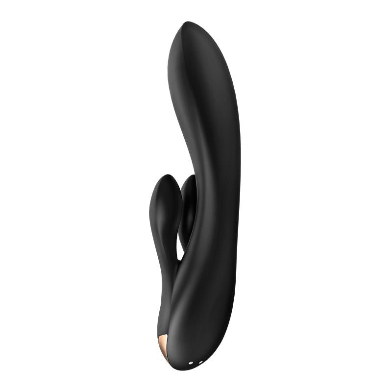 SATISFYER - DOUBLE FLEX G-SPOT VIBE 3 MOTORS SATISFYER APP CONNECT BLACK