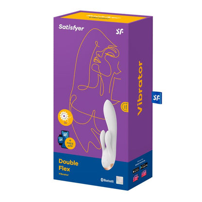 SATISFYER - DOUBLE FLEX G-SPOT VIBE 3 MOTORS SATISFYER APP CONNECT WHITE