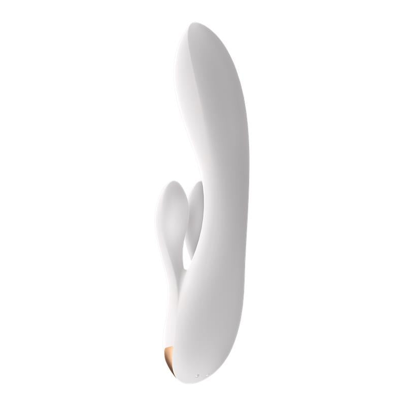 SATISFYER - DOUBLE FLEX G-SPOT VIBE 3 MOTORS SATISFYER APP CONNECT WHITE