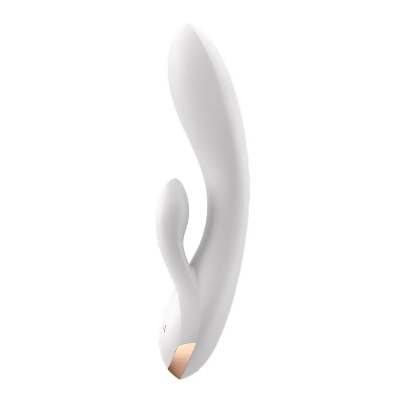 SATISFYER - DOUBLE FLEX G-SPOT VIBE 3 MOTORS SATISFYER APP CONNECT WHITE