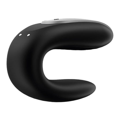 SATISFYER - DOUBLE FUN COUPLE VIBE WITH APP AND REMOTE CONTROL BLACK