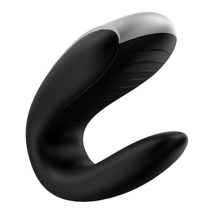 SATISFYER - DOUBLE FUN COUPLE VIBE WITH APP AND REMOTE CONTROL BLACK
