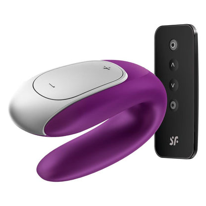 SATISFYER - DOUBLE FUN PARTNER VIBRATOR PURPLE