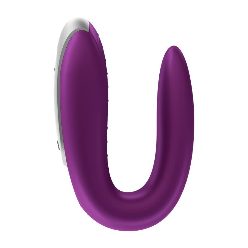 SATISFYER - DOUBLE FUN PARTNER VIBRATOR PURPLE