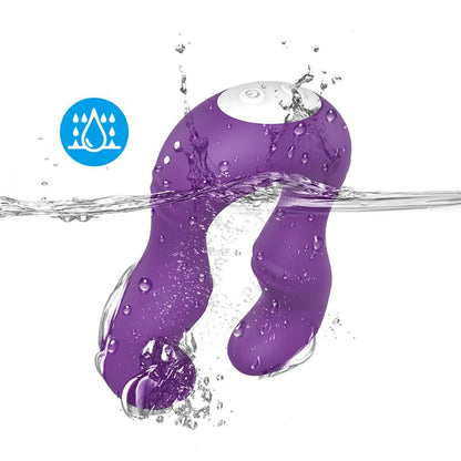 URBAN SKY - DOUBLE-HEADED COUPLES VIBRATOR PURPLE