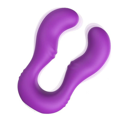 URBAN SKY - DOUBLE-HEADED COUPLES VIBRATOR PURPLE