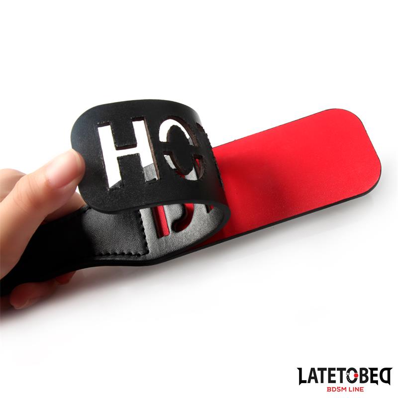 LIGNE BDSM LATETOBED - PADDLE DOUBLE COUCHE BITCH 32 CM