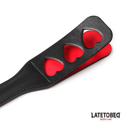 LATETOBED BDSM LINE - DOUBLE LAYERS PADDLE HEART 32 CM