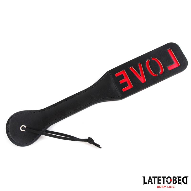 LATETOBED BDSM LINE - DOUBLE LAYERS PADDLE LOVE 32 CM