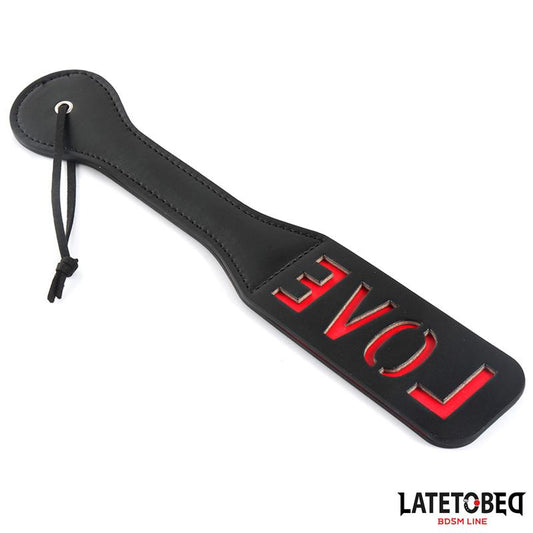 LATETOBED BDSM LINE - DOUBLE LAYERS PADDLE LOVE 32 CM
