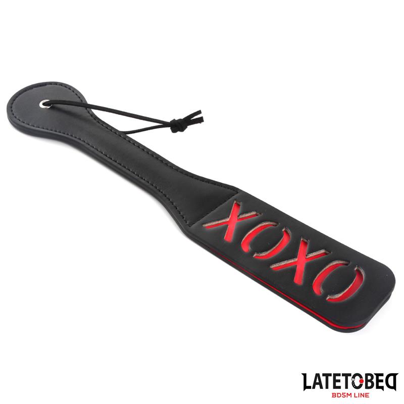 LATETOBED BDSM LINE - DOUBLE LAYERS PADDLE XOXO 32 CM