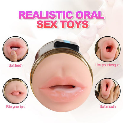 JUICY LAMOUR - DOUBLE MALE MASTURBATOR VAGINA AND MOUTH KAY
