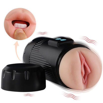 JUICY LAMOUR - DOUBLE MALE MASTURBATOR VAGINA AND MOUTH KAY