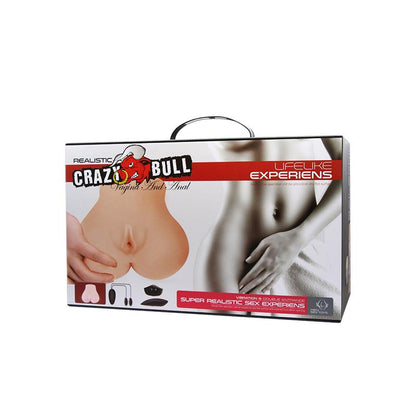 CRAZY BULL - DOUBLE MASTURBATOR VAGINA AND ASS WITH VIBRATION