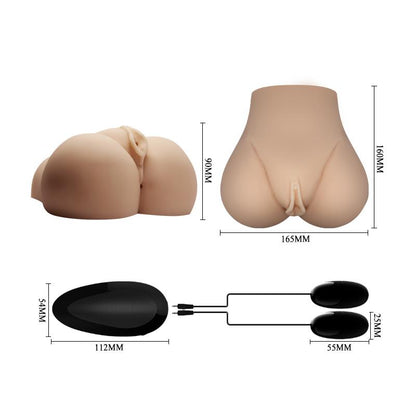 CRAZY BULL - DOUBLE MASTURBATOR VAGINA AND ASS WITH VIBRATION