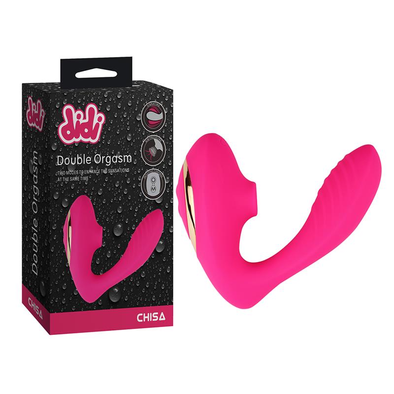 CHISA - DOUBLE ORGASM CLITORIS SUCKER PINK