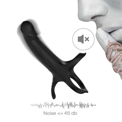URBAN SKY - DOUBLE PENETRATION DILDO WITH VIBRATION