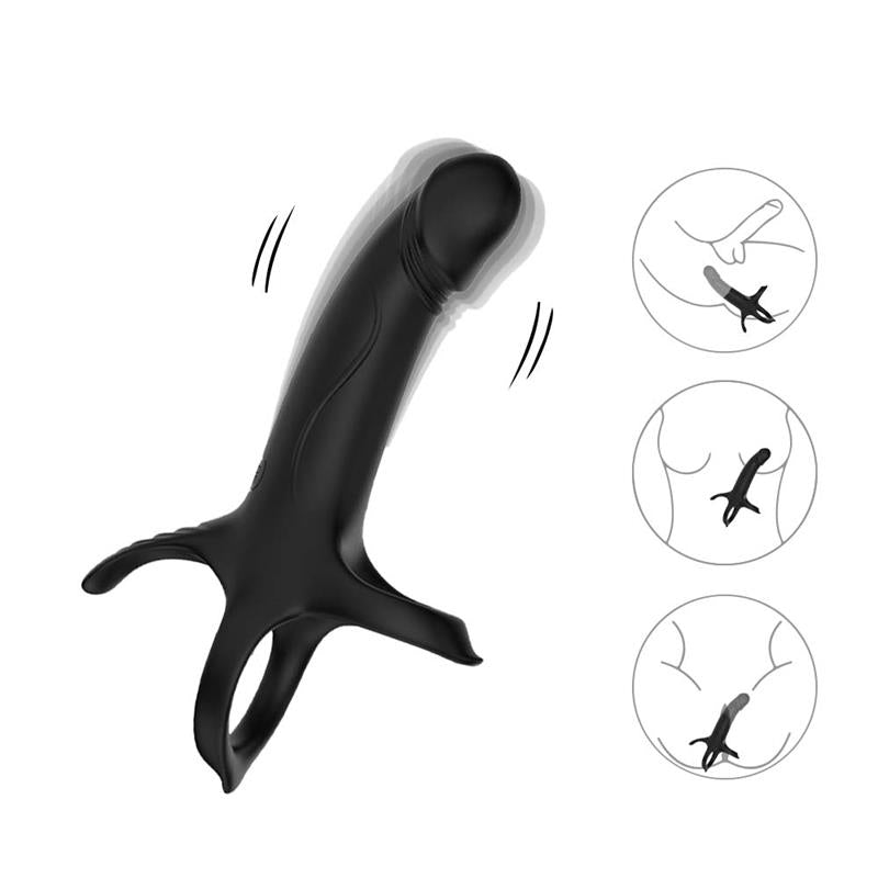 URBAN SKY - DOUBLE PENETRATION DILDO WITH VIBRATION