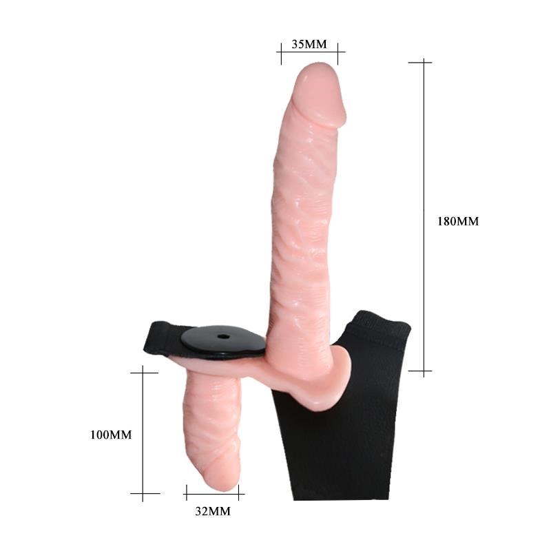BAILE - DOUBLE PENETRATION STRAP-ON FLESH